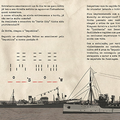 Imagem Livro Enigmática Travessia do Atlântico Sul 1922